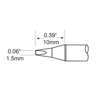 METCAL SFP-CH10 chisel soldering iron tip