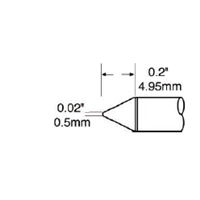 METCAL SFP-CN05 cone-shaped soldering iron tip