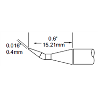 METCAL SFP-CNB04 cone-shaped soldering iron tip